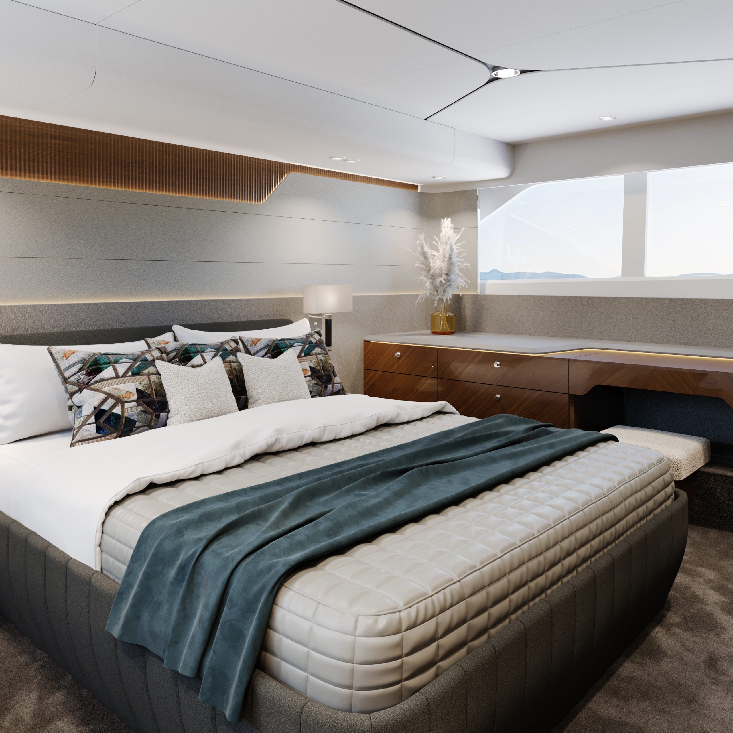 Squadron 58 interior CGI (master cabin looking aft 2)