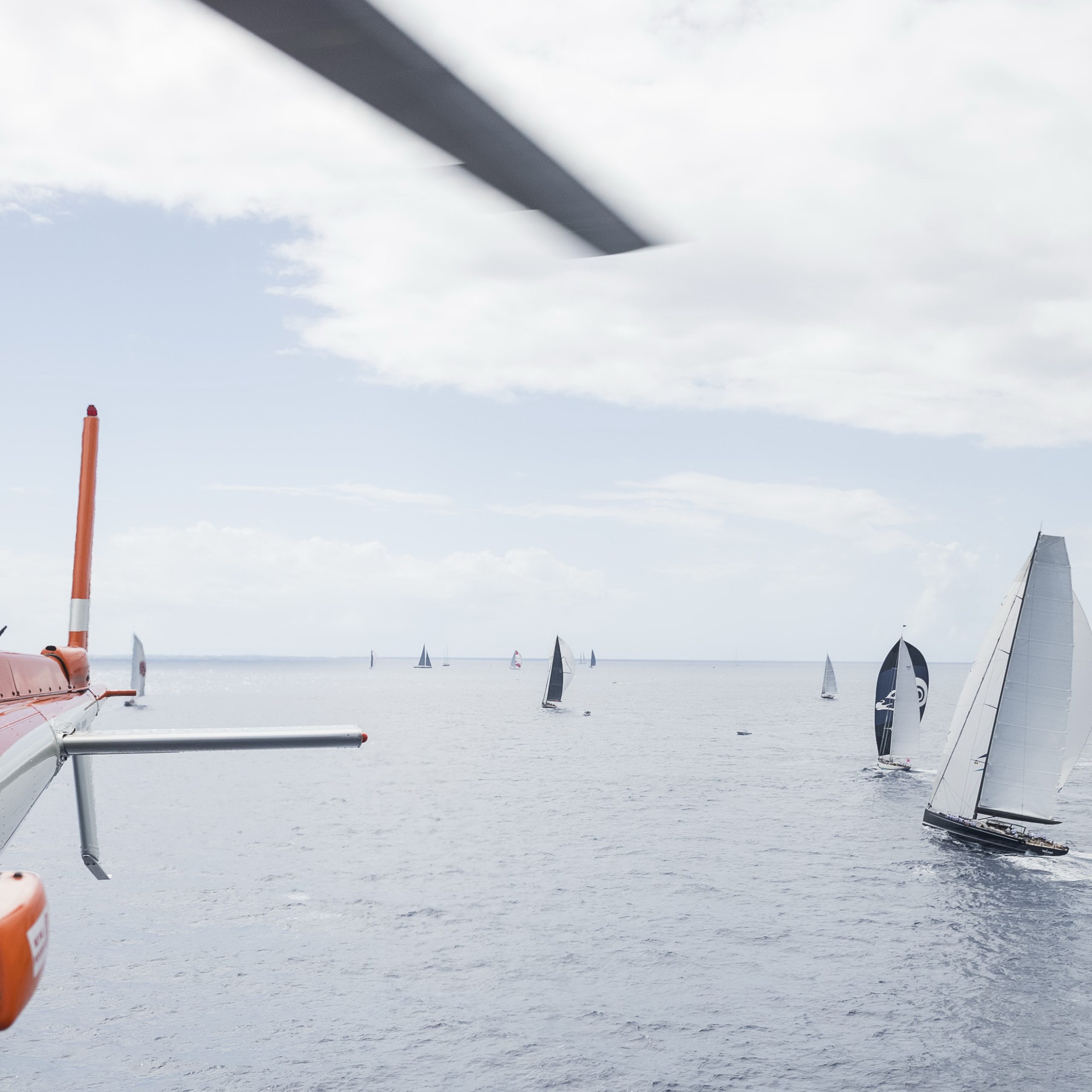 Nilaya sailing in the St. Barth’s Bucket Regatta.